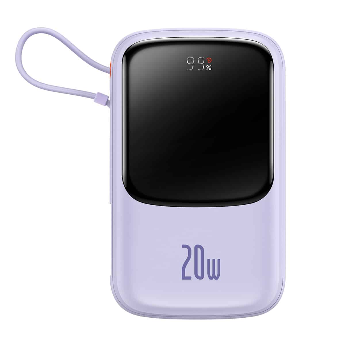 Baseus Qpow Pro Digital Display Fast Charge Power Bank 10000mAh 20W iP Edition With: Simple charging cable Type-C 3A 0.5M Baseus Qpow Pro Digital Display Fast Charge Power Bank 10000mAh 20W iP Edition With: Simple charging cable Type-C 3A 0.5M